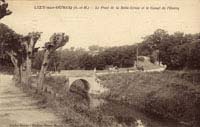 LIZY-sur-OURCQ (S.-et-M.) - Le Pont de la Belle-Croix et le Canal de l'Ourcq